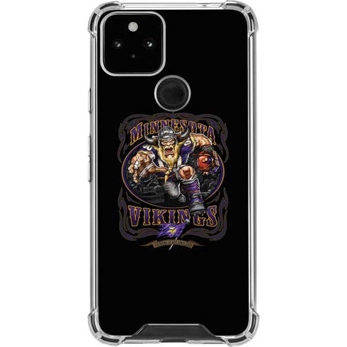 Liquid Blue NFL Minnesota Vikings Running Back Google Pixel 5 Clear Case